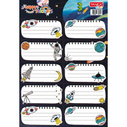 Etichete scolare 30 buc/set Cosmos Tanex