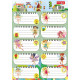 Etichete scolare 30 buc/set Faires Tanex