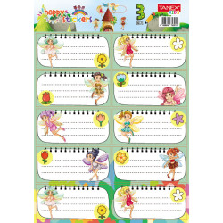 Etichete scolare 30 buc/set Faires Tanex
