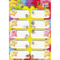 Etichete scolare 30 buc/set Stars Tanex