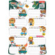 Etichete scolare 30 buc/set Lei Tanex