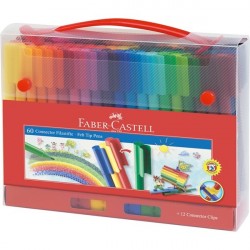 Carioca 60 culori Connector cutie cadou Faber-Castell