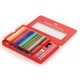 Creioane Colorate 48 Culori si 4 Accesorii Cutie Metal Faber-Castell