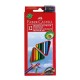 Creioane colorate triunghiulare 12 culori + ascutitoare Eco Faber-Castell