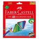 Creioane colorate triunghiulare 48 culori + ascutitoare Eco Faber-Castell