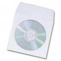 Plic CD (125x125mm) alb gumat