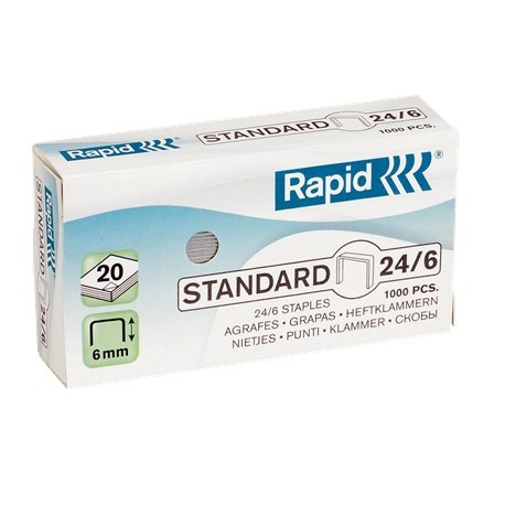 Capse 24/6 Rapid Standard