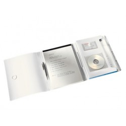 Mapa plastic 4 compartimente pentru conferinte Wow Leitz