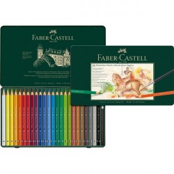 Creioane Colorate 24 Culori A.Durer Magnus Cutie Metal Faber-Castell